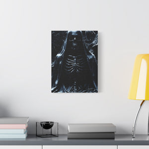 Gothic Canvas Art, Dark Aesthetic Print, Macabre Decor, Skull Artwork, Spooky Home Decor, Halloween Decoration, Unique Wall Art