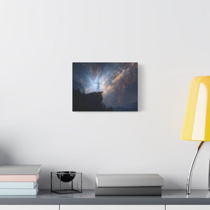Cosmic Canvas Wall Art, Inspirational Decor, Galaxy Artwork, Home Decor, Celestial Wall Print, Meditation Art, Gift Idea
