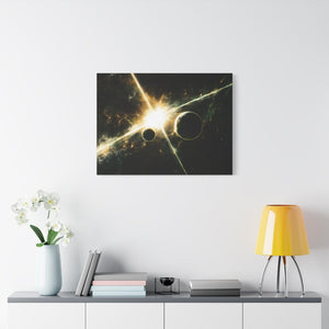 Galaxy Wall Art Canvas, Cosmic Decor, Space Artwork, Home Decoration, Gift for Astronomers, Interstellar Art Prints