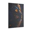 Canvas Art, Leo Astrological Sign, Stretched Canvas Print, AI Art, Matte Finish, Home Décor Wall Art