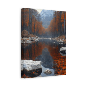 Autumn Landscape Canvas Print | Stretched Wall Art, Home Décor, Nature Artwork, Gift Idea