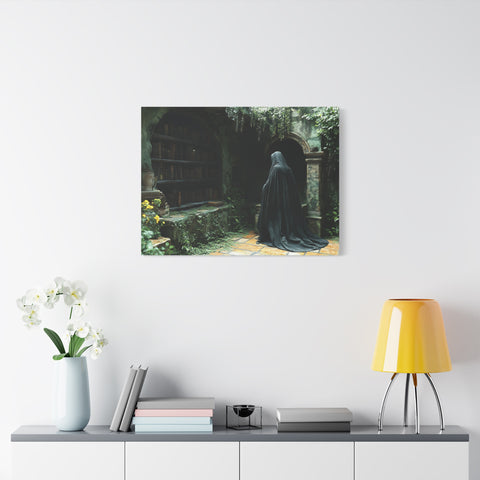 Mystical Canvas Wall Art, Enchanted Decor for Home, Dark Aesthetic Artwork, Gothic Wall Hanging, Unique Gift Idea