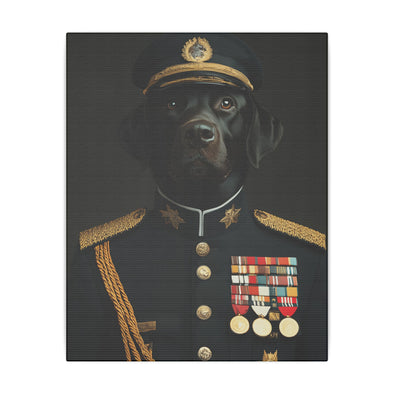 Dog, Labrador Retriever, Military, Military Dress, Army, Air Force, Navy, Marines, Dog Wall Art, Dog Art, Military Wall Art, Military Art