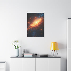 Cosmic Wall Art Canvas Print, Galaxy Decor for Home, Astronomy Gift, Space Lover Art