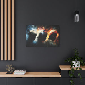 Cosmic Art Canvas, Space Home Decor, Astral Wall Art, Galaxy Prints, Modern Office Decor, Gift for Space Lovers, Unique Artwork