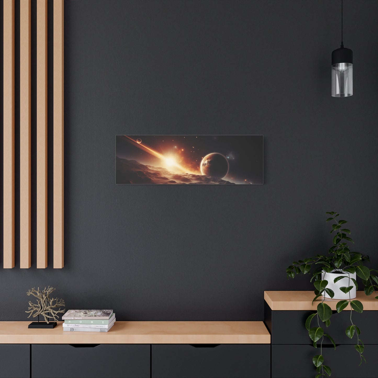 Cosmic Wall Art Canvas, Space Decor, Stellar Prints, Galaxy Home Decoration, Astronaut Bedroom Decor, Unique Gift for Space Lovers
