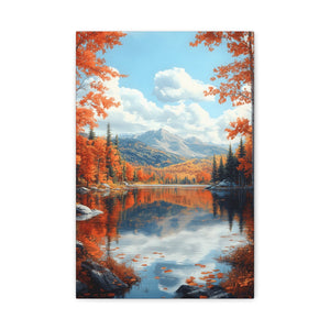 Autumn Landscape Canvas Print, Fall Wall Art, Home Décor, Nature Artwork, Gift for Nature Lovers