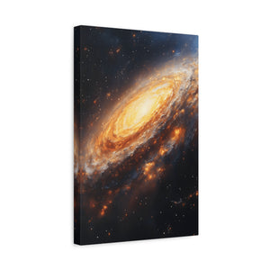 Galaxy Art Canvas Print, Cosmic Wall Decor, Space Lover Gift, Astronaut Home Decoration, Astrology Art