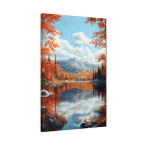 Autumn Landscape Canvas Print, Fall Wall Art, Home Décor, Nature Artwork, Gift for Nature Lovers