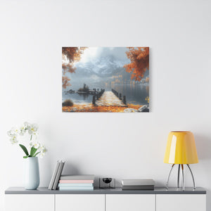 Autumn Landscape Canvas Print, Fall Wall Art, Cozy Home Decor, Nature Photography, Seasonal Decor, Gift for Nature Lovers