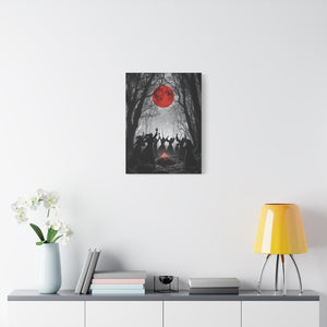 Mystical Forest Canvas Art, Wall Decor, Witchy Home Accent, Boho Decor, Spirit Circle Artwork