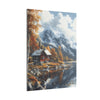 Autumn Décor, Canvas Art, AI Autumn Landscape, Nature Artwork Gift, Modern Wall Hanging, Unique Wall Art