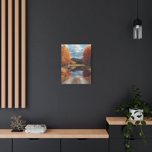 Autumn Landscape Canvas Print, Nature Wall Art, Fall Decor, Rustic Home Decor