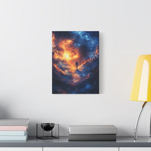 Cosmic Wall Art Canvas Print, Galaxy Decor, Celestial Home Decor, Sci-Fi Art, Unique Gift for Space Lovers