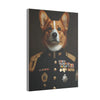 Dog, Pembroke Welsh Corgi, Military, Military Dress, Army, Air Force, Navy, Marines, Dog Wall Art, Dog Art, Military Wall Art, Military Art