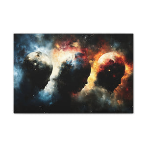 Cosmic Art Canvas, Space Home Decor, Astral Wall Art, Galaxy Prints, Modern Office Decor, Gift for Space Lovers, Unique Artwork