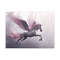 Fantasy Winged Horse Canvas Wall Art, Magical Home Décor, Gift for Horse Lovers, Fairy Tale Art, Dreamy Artwork