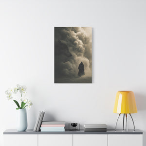 Mystical Wolf Canvas Art, Nature Lover Gift, Wall Decor, Home Aesthetic, Fantasy Art, Animal Lovers, Unique Gift Idea