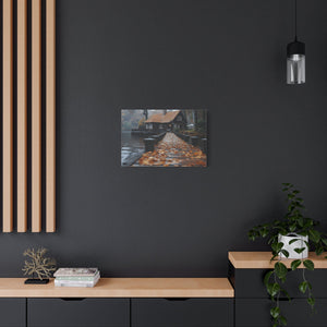 Autumn Landscape Canvas Print, Cozy Home Wall Art, Fall Decor, Nature Photography, Gift for Homeowners, Seasonal Decor
