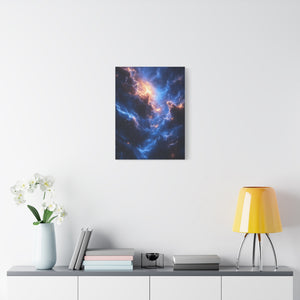 Stretched Canvas Art Print, Cosmic Wall Decor, Space Themed Home Decor, Celestial Art, Gifts for Astronomers, Meditation Room Decoration