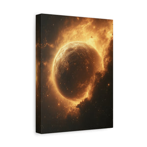 Galactic Wall Art Print, Cosmic Home Decor, Space Lover Gift, Modern Canvas Artwork