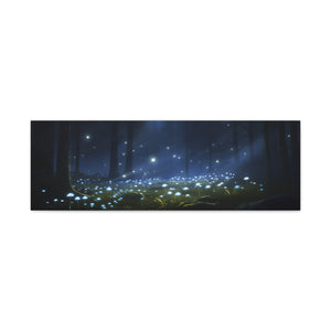 Canvas Wall Art, Enchanted Forest Print, Home Décor, Nature Lover Gift, Magical Atmosphere