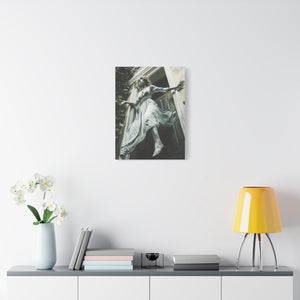 Eerie Fantasy Wall Art Canvas, Dark Atmosphere Decor, Gothic Home Decor, Haunting Art for Halloween, Unique Gift Idea