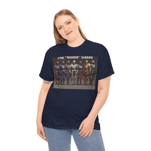 Noble Gases Graphic Tee, Science Shirt, Unisex Cotton T-Shirt, Funny Science Humor, Geeky Gift, Educational Apparel, Casual Wear