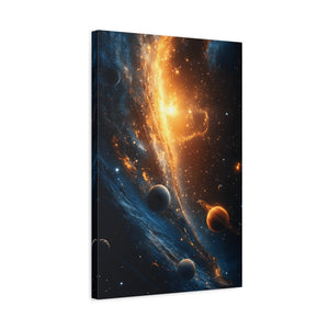 Stretched Canvas Wall Art, Cosmic Galaxy Decor, Astrophotography Print, Space Lovers Gift, Home Wall Decor, Celestial Artwork