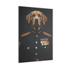 Labrador Retriever Military Wall Art - Patriotic Dog Décor for Army, Air Force, Navy, Marines