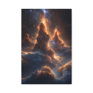 Cosmic Canvas Print, Galaxy Wall Art, Space Decor, Nebula Artwork, Science Fiction Home Decor, Planetary Interior Design