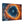Celestial Canvas Wall Art featuring a vibrant galaxy print with vivid blue and fiery orange cosmic swirls