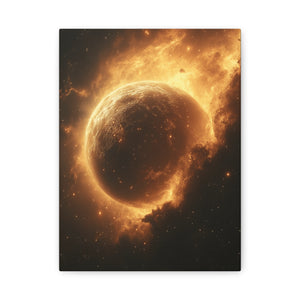Galactic Wall Art Print, Cosmic Home Decor, Space Lover Gift, Modern Canvas Artwork