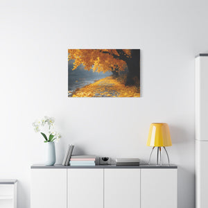 Autumn Serenity Canvas Wall Art, Fall Decor, Nature Photography, Thanksgiving Gift, Home Wall Decoration