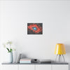 Space Crimson Nebula Glow Print, Stellar Wall Art, Celestial Poster, Galaxy Décor, Astronomical Art