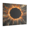 Cosmic Explosion Wall Art Print, Fiery Eclipse Abstract Décor, Galaxy Space Artwork, Modern Home Décor, Celestial Gift Idea