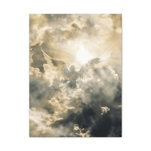 Angel Cloud Canvas Print | Spiritual Wall Art, Home Decor, Gift for Meditation, Religious Art, Inspirational Print