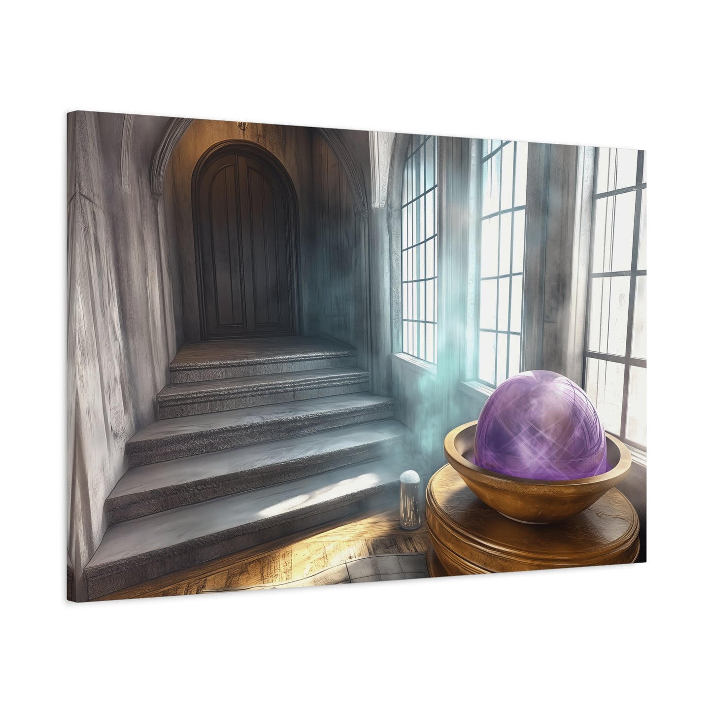 Mystical Canvas Wall Art, Fantasy Decor, Home Aesthetic, Gift for Wizards, Witch Decor, Halloween Art, Magical Atmosphere