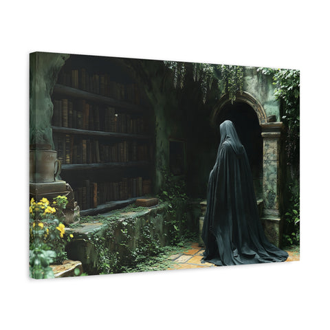 Mystical Canvas Wall Art, Enchanted Decor for Home, Dark Aesthetic Artwork, Gothic Wall Hanging, Unique Gift Idea