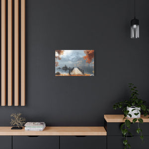 Autumn Landscape Canvas Print, Fall Wall Art, Cozy Home Decor, Nature Photography, Seasonal Decor, Gift for Nature Lovers
