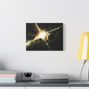 Galaxy Wall Art Canvas, Cosmic Decor, Space Artwork, Home Decoration, Gift for Astronomers, Interstellar Art Prints