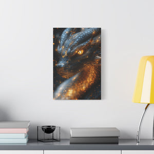 Majestic Dragon Canvas Print, Fantasy Wall Art, Home Décor, Gift for Dragon Lovers