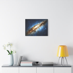 Galactic Canvas Art Print, Space Decor, Nebula Wall Art, Home Office Decor, Astronomical Gift