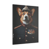 Pembroke Welsh Corgi Military Wall Art - Patriotic Dog Décor for Army, Air Force, Navy, Marines