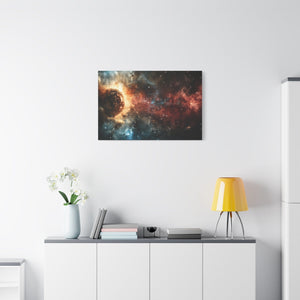 Cosmic Canvas Print, Wall Art, Outer Space Décor, Galaxy Artwork, Cosmic Home Décor