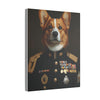 Dog, Pembroke Welsh Corgi, Military, Military Dress, Army, Air Force, Navy, Marines, Dog Wall Art, Dog Art, Military Wall Art, Military Art