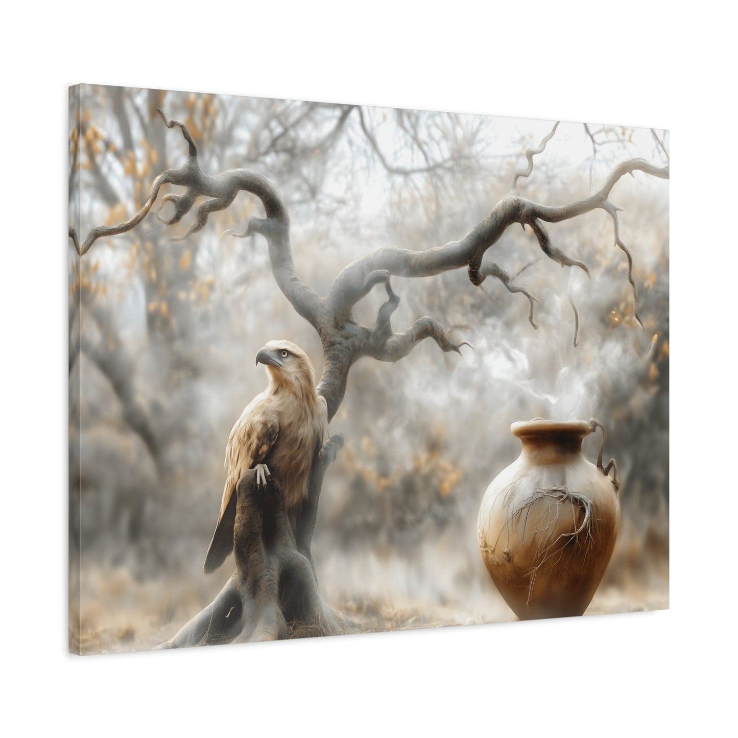 Nature-Inspired Matte Canvas Print, Wall Art, Bohemian Home Decor, Gift for Bird Lovers, Rustic Wall Decor, Wildlife Artwork