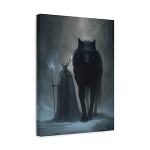 Mystical Fantasy Art Canvas, Wall Decor, Home Decoration, Gift for Fantasy Lovers, Dark Aesthetic Art