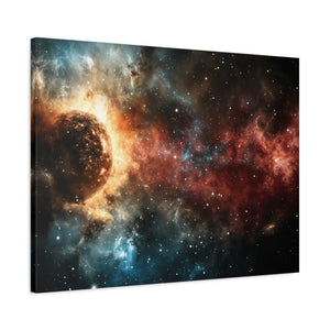 Cosmic Canvas Print, Wall Art, Outer Space Décor, Galaxy Artwork, Cosmic Home Décor