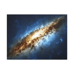 Galactic Canvas Art Print, Space Decor, Nebula Wall Art, Home Office Decor, Astronomical Gift
